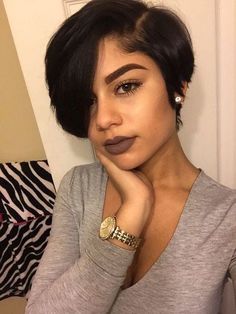 Short Black Hair, Popular Short Hairstyles, Makeup Tip, Pelo Afro, Afro Punk, Cute Hairstyles For Short Hair, Short Hair Styles Easy, Blonde Pixie, Short Bob Hairstyles