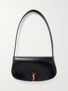 SAINT LAURENT Mini Voltaire leather shoulder bag | NET-A-PORTER Ysl Bag Outfit, Bag Obsession, Women's Bags By Style, Saint Laurent Bag, Clothes Collection, Net A Porter, Body Bag, Ysl Bag, Mini Bag