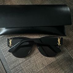 Brand New Ysl Sunglasses, Comes With Its Original Case. Ysl Sunglasses Women, Designer Sunglasses Aesthetic, Ysl Shades, Ysl Glasses, Ysl Accessories, Ysl Clothes, Ysl Aesthetic, Winter Wishlist, Classy Glasses