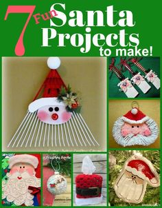 seven santa projects to make for christmas