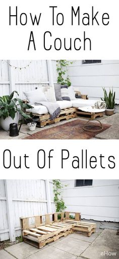 how to make a couch out of pallets and other things you can do with them