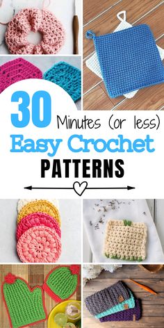 crochet patterns that are easy to make and great for beginner's