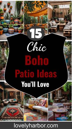 15 Chic Boho Patio Ideas You’ll Love Boho Garden Room, Boho Patio Ideas Outdoor Spaces, Boho Maximalist Decor, Boho Patio Decor, Bohemian Outdoor Spaces, Vibrant Pillows, Boho Patio Ideas, Georgia Gardening, Verandah Ideas