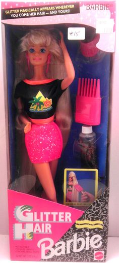 the barbie doll is wearing a skirt and t - shirt with sequins on it