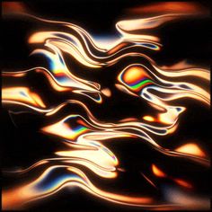 an abstract image with wavy lines and colors