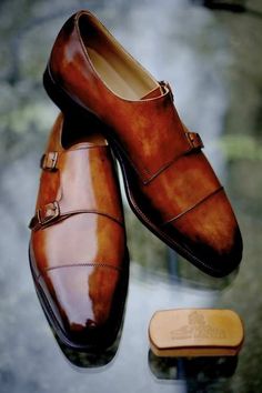 Double Monk Strap Gentleman Style, Edward Green, Der Gentleman, Brown Shoes, Sharp Dressed Man, Mode Masculine, Well Dressed Men, Mens Trainers