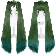 Category:Synthetic Wig; Gender:Women's; Wig Type:Natural Wigs,Cosplay Wig; Occasion:Daily Wear,Party / Evening,Vacation,Party,Birthday; Age Group:Adults; Color Shade:Black,Green,Pink,White,Blonde,Blue; Hair Material:Synthetic Hair; Cap Construction:Machine Made; Texture:Straight; Length:Long; Features:Soft,Cosplay,Easy to Carry,Fashion,Comfortable; Heat Resistant:Yes; Listing Date:08/15/2023; Cap Circumference:; Front to Back:; Nape of Neck:; Side to Side Across Forehead:; Side to Side Over Top: Anime Cosplay Halloween, Cosplay For Women, White Wig, Double Ponytail, Party Wig, Bangs Wig, Ponytail Wig, Natural Wigs, White Blonde