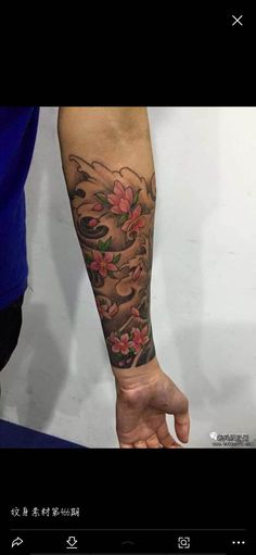 a person with a tattoo on their arm