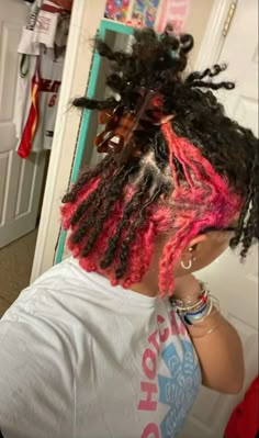 Two Strand Twist Dyed, Hair Colors For Locs, Dread Locks Black Women Hairstyles, Loc Hair Color Ideas, Loc Dye Ideas, Dyed Locs Ideas, Dyed Locs, Affordable Lace Front Wigs, Dyed Dreads