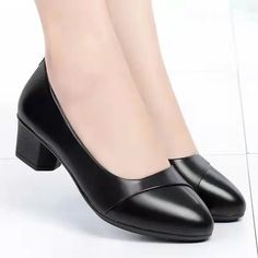 SPECIFICATIONS Shoes Women Mid Heel Office Lady Pumps PU Leather Black Basic Square Heeled Spring Autumn Loafers Female Zapatos Brand Name: YBQJOO Origin: Mainland China Upper Material: PU Toe Shape: Pointed toe With Platforms: Yes Platform Height: 0-3cm Heel Height: High (5cm-8cm) Heel Type: Square heel Pump Type: Slingbacks Style: fashion Fashion Element: Shallow Season: Spring/Autumn Outsole Material: RUBBER is_handmade: Yes Pattern Type: Solid Insole Material: EVA Occasion: Office & Career M Shoes Office, Mid Heel Shoes, Womens Mules, Pu Heels, Womens Mid Calf Boots, Canvas Shoes Women, Women Oxford Shoes, Womens Knee High Boots, Womens Clogs