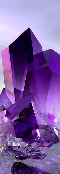 amethyst crystal Purple Love, Purple Rain, Gems And Minerals