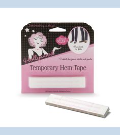 Wear the same pair of pants with stilettos, flats, sandals, sneakers and boots using the Hollywood Fashion Secrets Temporary Adhesive Hem Tape Strips This pack contains 18 hem tape strips These strips do not need ironing or sewing These specially sized, fabric - friendly 3M tape pieces are ideal for temporary hemming of jeans, jacket cuffs, dress pants, skirts and dressesBrand: Hollywood Fashion SecretsCollection: AdhesiveIncludes 18 tape strips 2010 Fashion Trends, Hem Pants, Clothing Sites, Flats Sandals, Jeans Jacket, Hollywood Fashion, Joanns Fabric And Crafts, Curvy Fashion