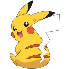 a cartoon pikachu holding a sign