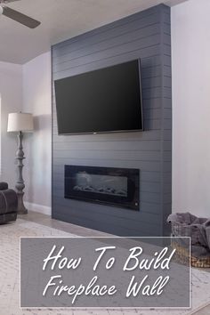 a living room filled with furniture and a flat screen tv mounted on the wall above a fireplace