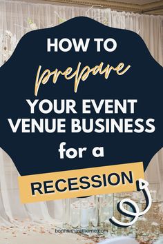 the words how to prepare your event venue business for a succession