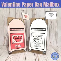 valentine's day mail boxes made out of paper