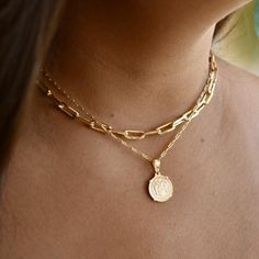 Aura Coin Set – Views & Co Sweats Fashion, Jewelry Staples, Necklace Layered, Golden Necklace, Layered Necklace Set, Coin Set, Medallion Necklace, Gold Necklace Layered, Cute Necklace