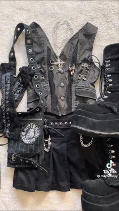 Alt Outfits, Goth Outfits, Really Cute Outfits, Hot Outfits, Edgy Outfits, Swag Outfits, Grunge Fashion