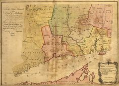 an old map of the city of new york