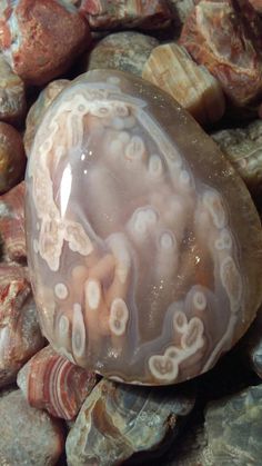 Lake superior agate. My best tube agate, tough to beat this one. Lake Superior Agates, Rock Hunting, Rock Minerals, Rock And Pebbles