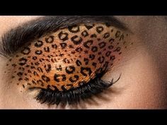 Leopard Eyes, Leopard Makeup, Youtube Red, Hd Makeup, Linda Hallberg, Cat Eye Makeup, Creative Eye Makeup, Creative Eye, Costume Makeup