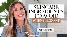 Dermatologist Shares Skincare Ingredients to Avoid During Pregnancy & Ones to Try! | Dr. Sam Ellis - YouTube Skincare Ingredients To Avoid, Ingredients To Avoid, Facial Wrinkles, Pregnant Friends, Benzoyl Peroxide