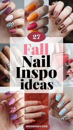 Late October Nails, 2 Tone Nails Designs Color Combos, Pattern Nails Designs, Fall Nail Ideas Simple, Mixed Mani Ideas, Cute Fall Nail Ideas, Nail Inspo Ideas, Plaid Nail Designs, Shoulder Sleeve Tattoos