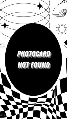 a black and white photo with the words photograph not found on it's side