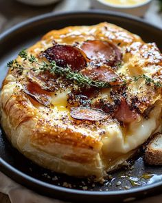 Pastry Wrapped Brie, Baked Brie With Honey, Brie With Honey, Chickpea Bowls, Lobster Cream Sauce, Prosciutto Recipe, Maple Roasted Carrots, Fig Preserves, Brie Puff Pastry