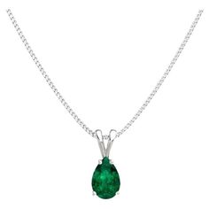 Did you know that emeralds are even rarer than diamonds? Emeralds are more than 20 times rarer than diamonds and, therefore, often command a higher price. The world’s best emeralds come from South America. One of four gemstones globally recognized as ‘precious’ (the others being diamonds, sapphires and rubies), emeralds are made from beryl. They get their green colour from trace amounts of chromium and/or vanadium. Unlike the other precious stones, which can be found in a variety of colours, eme Pear-shaped Emerald Necklace With 17 Jewels, Luxury Brilliant Cut Pear-shaped Emerald Necklace, Luxury Elegant Pear-shaped Emerald Necklace, Pear-shaped Emerald Gemstone Necklace, Luxury Pear-shaped Emerald Gemstone Necklace, Emerald Pendant, 2 Carat, Natural Emerald, Precious Stones