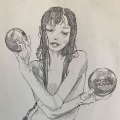 a drawing of a woman holding a basketball