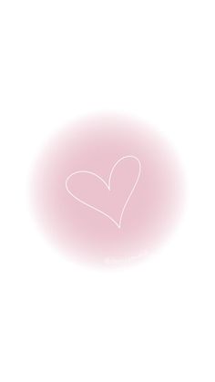 a white heart on a pink background