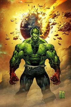 the incredible hulk from avengers comics is shown in this cover art for an upcoming comic book