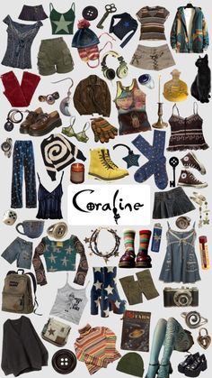 #coraline #coralinemovie #coralinejones #coralineaesthetic #movies #alt #grunge Alt Grunge, Earthy Outfits, Funky Outfits, Swaggy Outfits, Themed Outfits, Oui Oui, Really Cute Outfits, Outfit Inspo Fall