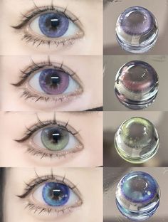 Pretty Contacts, Opal Eyes, Galaxy Eyes, Snk Cosplay, Makeup Accesories, Mermaid Aesthetic