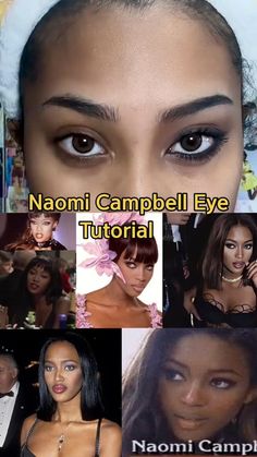 This is a video done by euphoric._.gal showing how she does her Naomi Campbell look! The link is for an eyeliner pallette sold on Amazon, and if you are quick enough, it might still be on sale! Makeup Shadows Eyes, Cool Makeup Pallets, Eye Look Tutorials, Dark Makeup Black Women, Cool Neutral Makeup, Deep Set Eye Makeup Tutorial, Smudged Eyeliner Aesthetic, Hooded Eye Eyeshadow Looks, Make Up Styles Natural