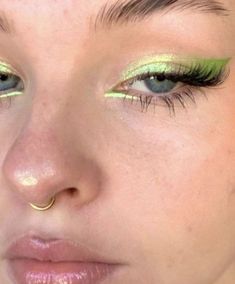 Green Eye Makeup, Swag Makeup, Green Makeup, Green Eye, Makijaż Smokey Eye, Fairy Makeup