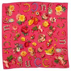 Gucci coral silk scarf with multicolor flowers. Hand rolled edges. Please refer to photos for minor stains. Multicolor Flowers, Coral Flowers, Dream Style, Hand Roll, Silk Scarf, Scarf Accessory, Coral, Fashion Accessories, Gucci