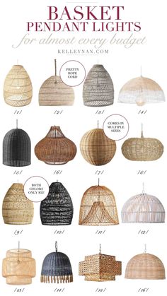 the basket pendant lights for almost every type of home decor item in this listing are not available