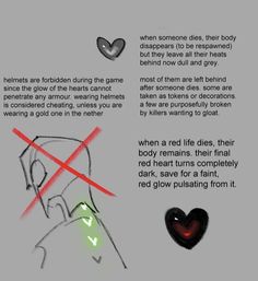 the instructions for how to draw hearts in different colors and shapes, with text below