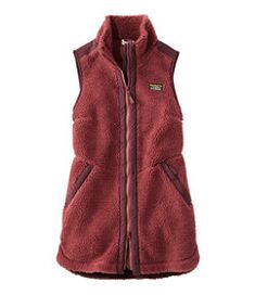 #LLBean: Women's Bean's Sherpa Fleece Long Vest Carhartt Women, Long Vest, Long Vests, Fleece Vest, Sherpa Fleece, Ll Bean, L L Bean, Womens Vest, Amazing Women