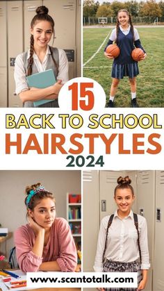 Teen Back To School Hairstyles, 4th Grade Hairstyles, Hairstyles Men With Beard, School Picture Day Hairstyles, Hairstyles For Short Hair Kids, First Day Of School Hairstyles, Easy Back To School Hairstyles, Braid Fishtail, Middle School Hairstyles