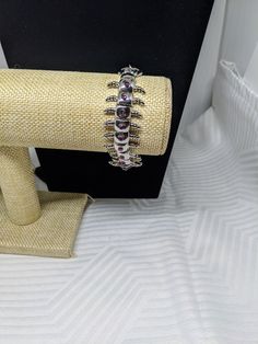 Purple crystal studded centipede bracelet Centipede Bracelet, Bug Bracelet, Bug Jewelry, Spider Necklace, Claw Ring, Insect Jewelry, Cat Ring, Snake Bracelet, Tourmaline Necklace