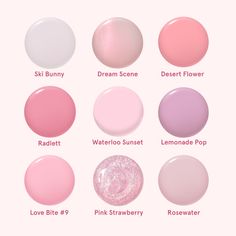 Pops of pink and everything sweet! 🫶 Here are some of our favorites, tell us yours 👇️ Pink Nail Polish Colors, Best Nail Colors, Invisible Crown, Berry Punch, Fun Nail Colors, Tinted Glasses, Desert Flowers, Amber Lights, Pink Nail Polish