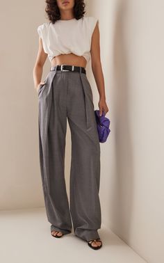 Elevate your office wardrobe with these Custom-made Grey Pleated Formal Pants. Tailored for a semi-flair, loose fit, and high-waisted design, they offer both style and comfort for any occasion. Perfect for office wear or casual outings, every pair is meticulously crafted to ensure a flattering fit and timeless elegance. Experience authenticity and superior quality with these versatile, chic pants. Embrace sophistication with a touch of ease and shop now to refine your attire. Product Features: High-Quality Fabric: Crafted from premium grey fabric, offering durability and a sophisticated look. Wide-Leg Design: Features a wide-leg silhouette, ensuring comfort and a contemporary style. Pleated Detail: The trousers are accentuated with elegant pleats, adding a touch of refinement. High Waist: Tailored High Waist Work Pants, Tailored High-waist Pants For Workwear, Wide-leg Work Pants With Belt Loops, Tailored High Waist Dress Pants For Office, High Waist Tailored Dress Pants For Office Wear, High-waisted Work Pants For Office With Welt Pockets, Tailored High Waist Wide Leg Pants For Office, High-waisted Work Pants With Belt Loops, Office High Waist Wide Leg Pants With Welt Pockets