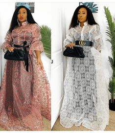 Lace Bubu, Organza Kaftan, Ankara Kaftan Styles, Ankara Kaftan, Gown Styles For Ladies, Classy Maxi Dress, Women Long Gown, Lace Kaftan