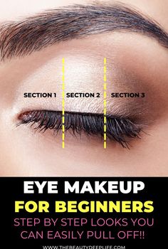 Learn how to accentuate & define your eyes with eye makeup using four stunning, yet easy, step-by-step eyeshadow looks for beginners & up! Eyeshadow Looks For Beginners, Eye Makeup For Beginners, Hooded Eye Makeup Tutorial, Everyday Eye Makeup, Beginners Eye Makeup, Makeup Secret, Eye Makeup Techniques, Makeup Artist Tips