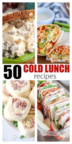 Chicken salad sandwich, chicken wrap, stacked sandwich. Cold Lunch Recipes, Cold Lunch Ideas, Club Classics, Cold Lunch, Quick Healthy Lunch, Cold Lunches, Work Meals, Easy Healthy Meal Prep