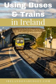 a train on the tracks Ireland By Rail Train Travel, Ireland Train Travel, Ireland By Train, Irish Facts, Dublin Vacation, Limerick Ireland, Belfast Ireland