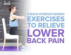 a woman doing exercises to relax her lower back pain